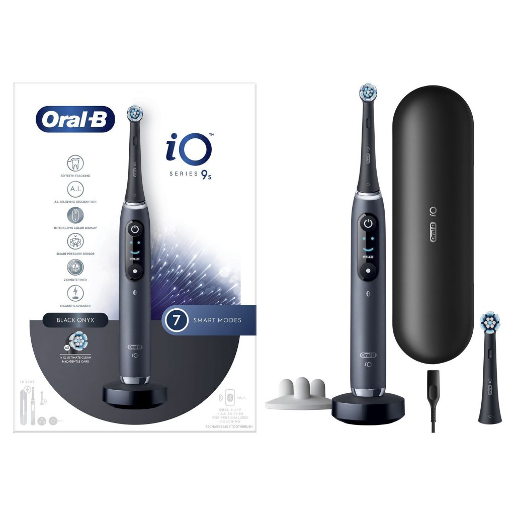 Oral-B iO 9s White Spazzolino Elettrico Smart con Intelligenza Artificiale