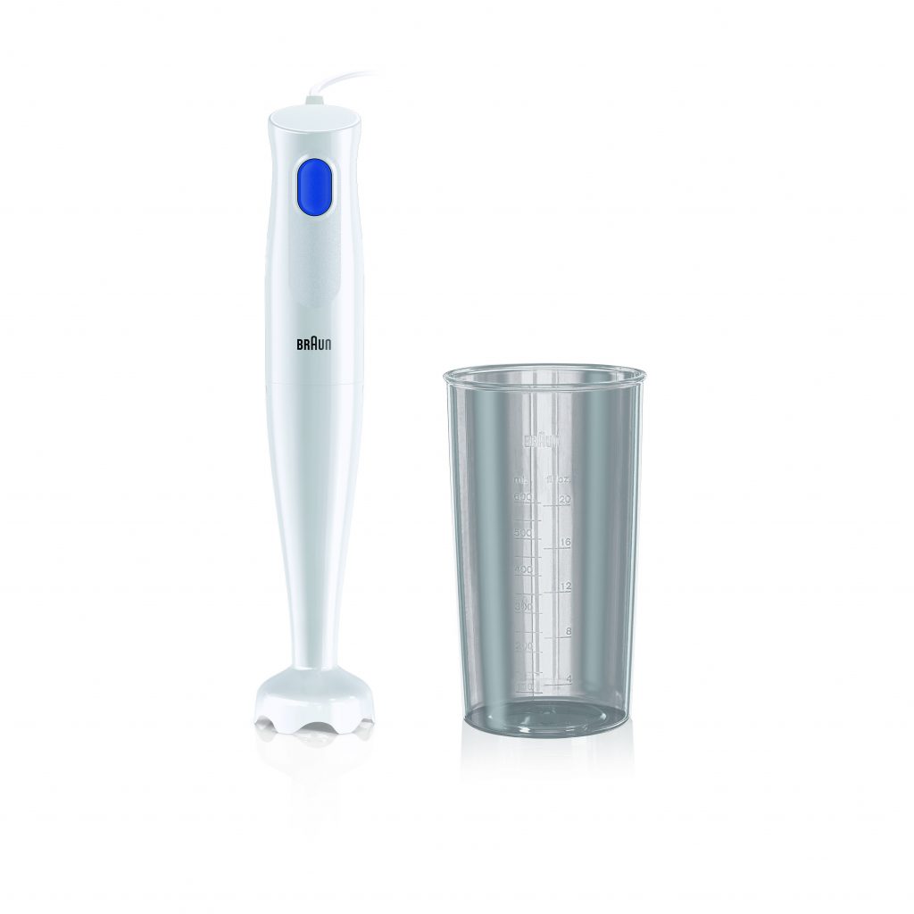 Braun Multiquick1 MQ10001P Frullatore a Immersione 450W con Bicchiere