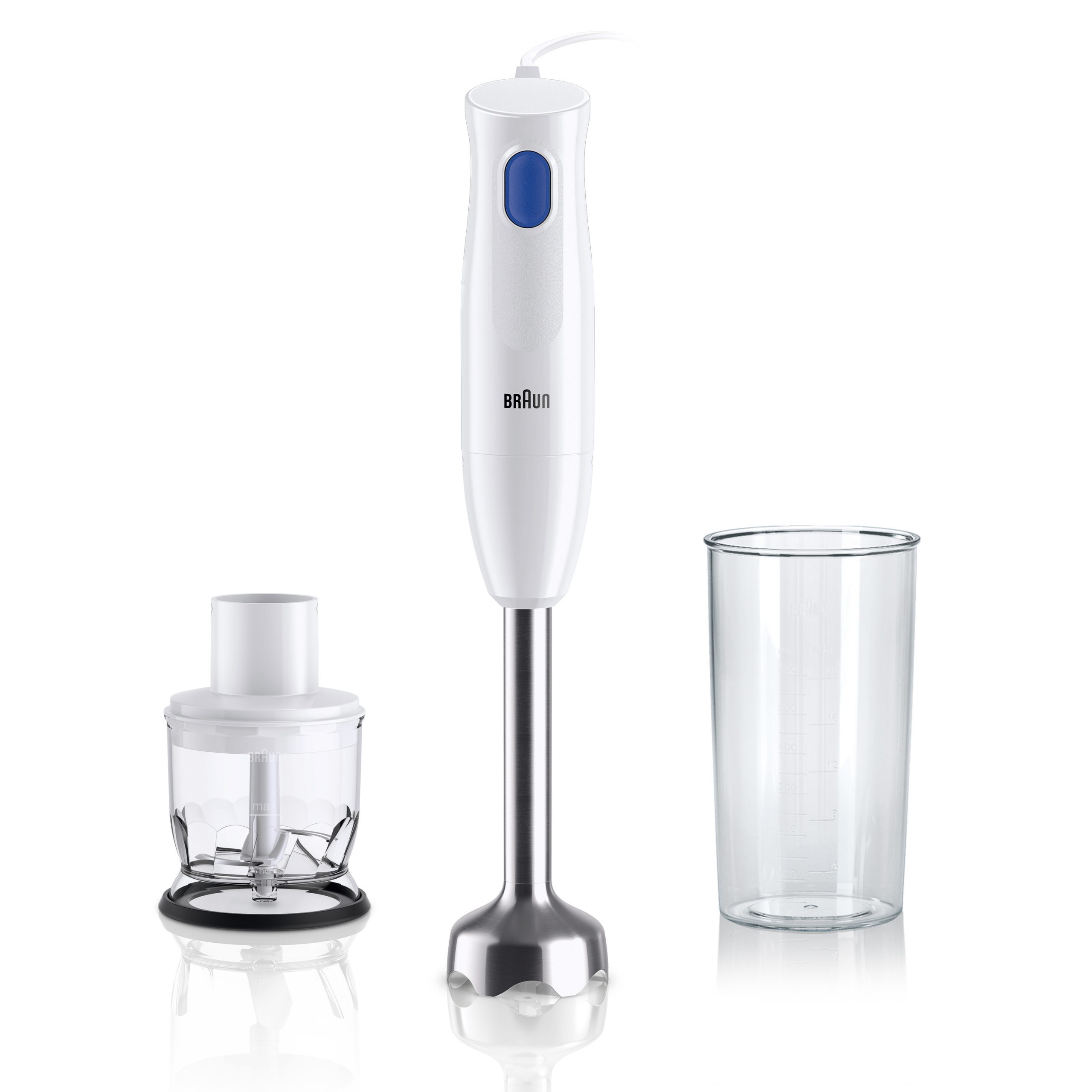Braun Minipimer MQ10201M Frullatore a Immersione 450W 0.6 Litri