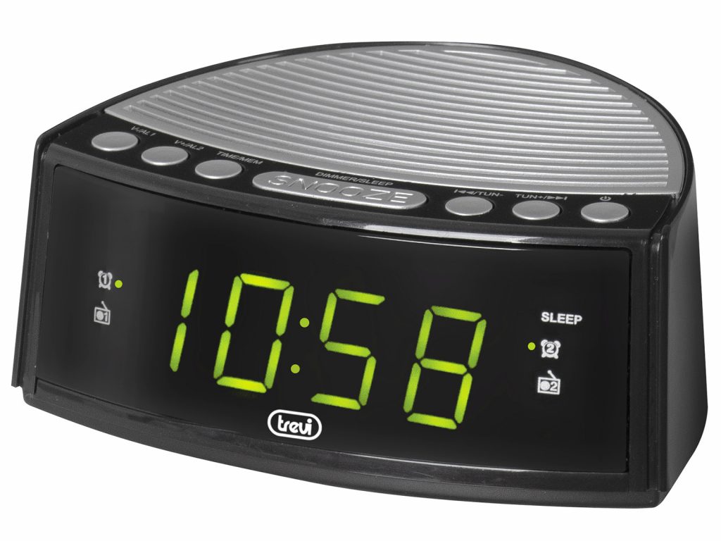 Trevi Rc 846 D Radiosveglia FM PLL Doppia Sveglia Programmabile
