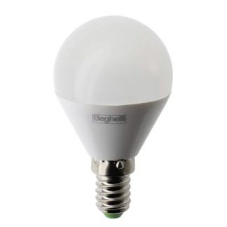 Beghelli 58047 Lampadina LED Sfera 7W E14 6500K 700LM Confezione da 4 Pezzi