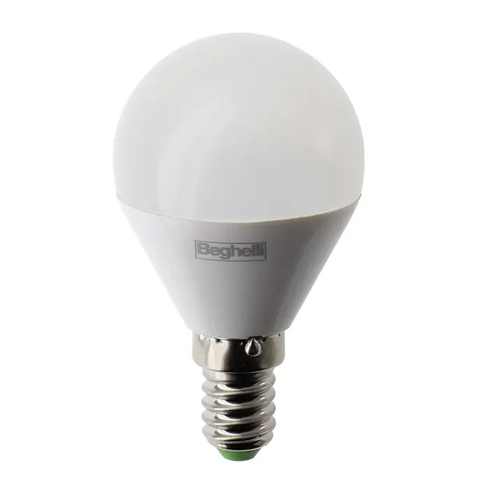 Beghelli 58047 Lampadina LED Sfera 7W E14 6500K 700LM Confezione da 4 Pezzi