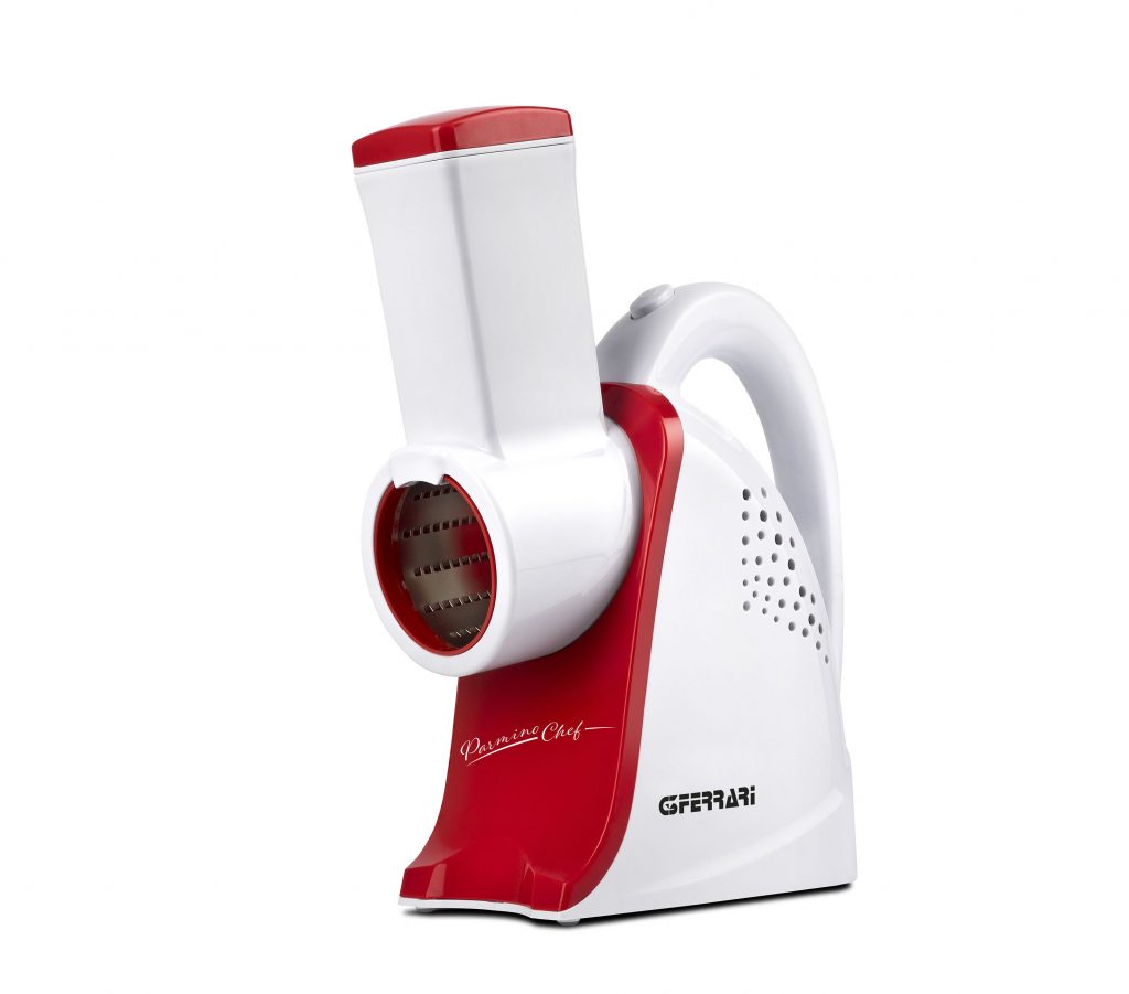 G3 Ferrari Parmino Chef Grattugia Elettrica Affettaverdure 240W con 4 Rulli Inox