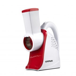 G3 Ferrari Parmino Chef Grattugia Elettrica Affettaverdure 240W con 4 Rulli Inox