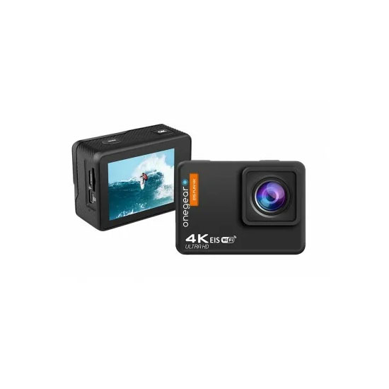 One Gear F4K200BK Action Cam 4K 30fps Wi-Fi 2.0 Fun Nero con Custodia Subacquea