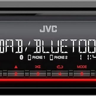 JVC KDX282DBT Ricevitore Multimediale Digitale 1DIN Con Bluetooth e Radio Dab
