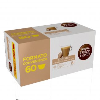 Nescafe Cortado Espresso Macchiato Megapack 60 Caps Compatibili con Dolce Gusto