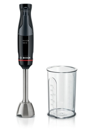 Bosch MSM4B610 Frullatore A Immersione 1000W 1LT 4Blade Inox Nero
