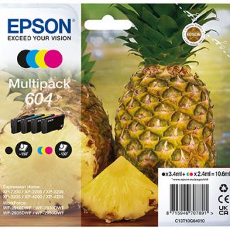 Epson Serie Ananas 604 Multipack 4 Cartucce Inchiostro Originale