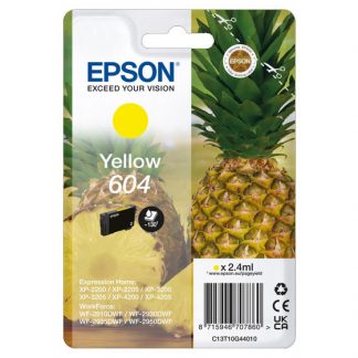 Epson 604 Ananas Giallo Cartuccia Inkjet Originale