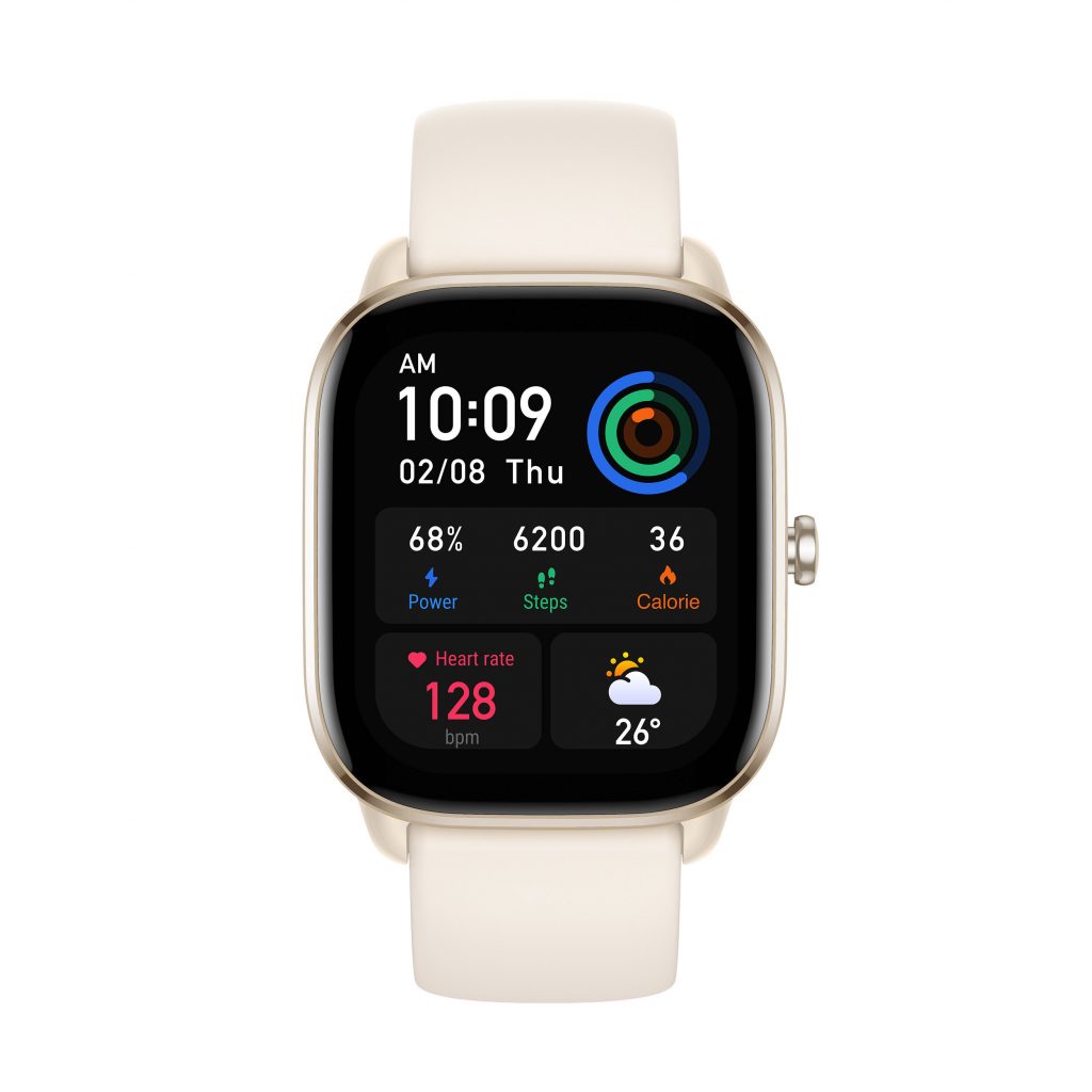 Amazfit GTS 4 Mini Moonlight White Smartwatch 1.65 AMOLED