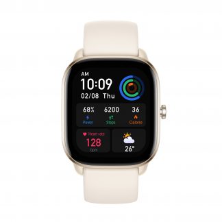 Amazfit GTS 4 Mini Moonlight White Smartwatch 1.65 AMOLED