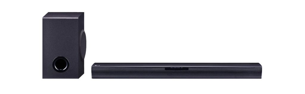 LG SQC1 Soundbar con Subwoofer Wireless 160W 2.1 Canali