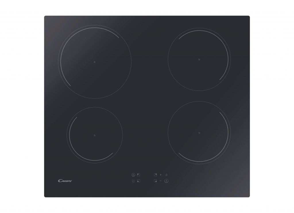 Candy KRCDJ642 Piano Cottura Induzione 60cm a 4 Zone con Timer Colore Nero