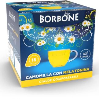 Caffe Borbone 18 Cialde Compostabili Camomilla alla Melatonina