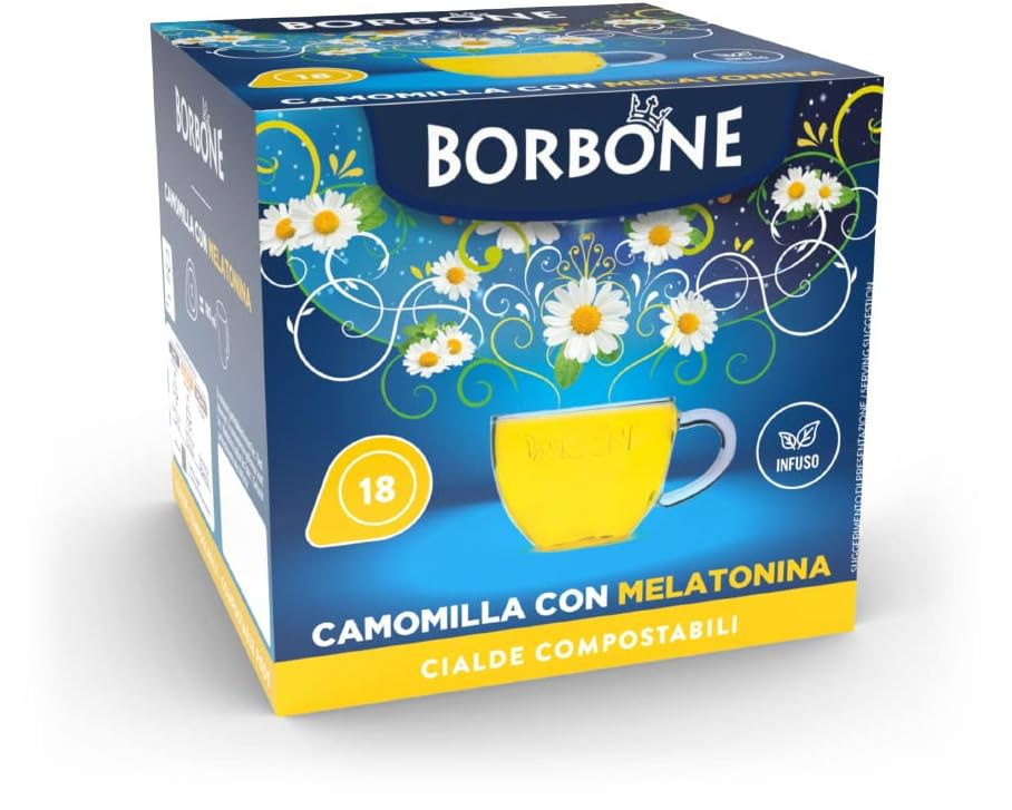 Caffe Borbone 18 Cialde Compostabili Camomilla alla Melatonina