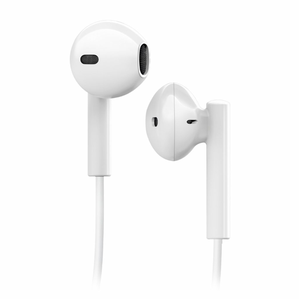 Sbs TEEARLIGHAPW Auricolare Bianco Semi In-Ear MFI con Microfono Lightning