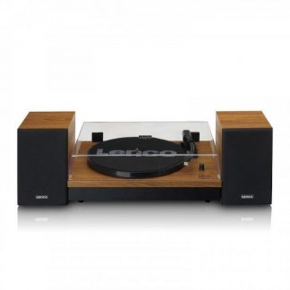 Lenco LS310WD Wood Giradischi 33-45 Giri Con Casse e Bluetooth
