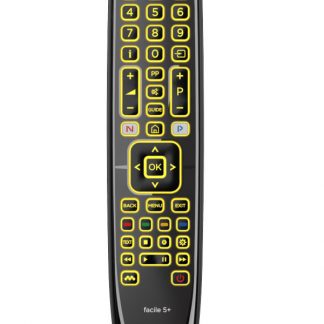 Meliconi Gumbody Facile 5 Plus Telecomando Universale Retroilluminato