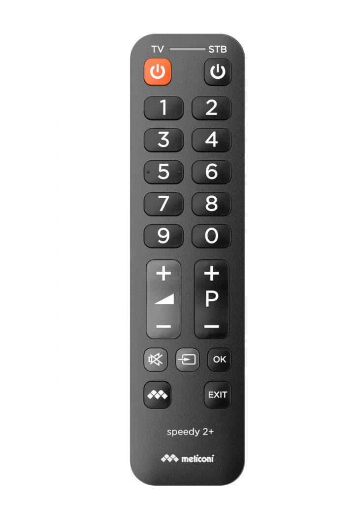 Meliconi Speedy 2 Plus Telecomando Universale 2in1 Per Tv E Decoder