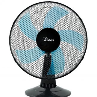 Ardes Steelo 40 AR5ST40N Ventilatore da Tavolo 50w 5 Pale 40cm 3 Velocita