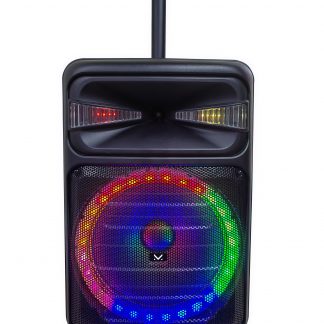 Majestic Fire T5 Party Speaker Trolley 160w Wireless Con Microfono A Filo