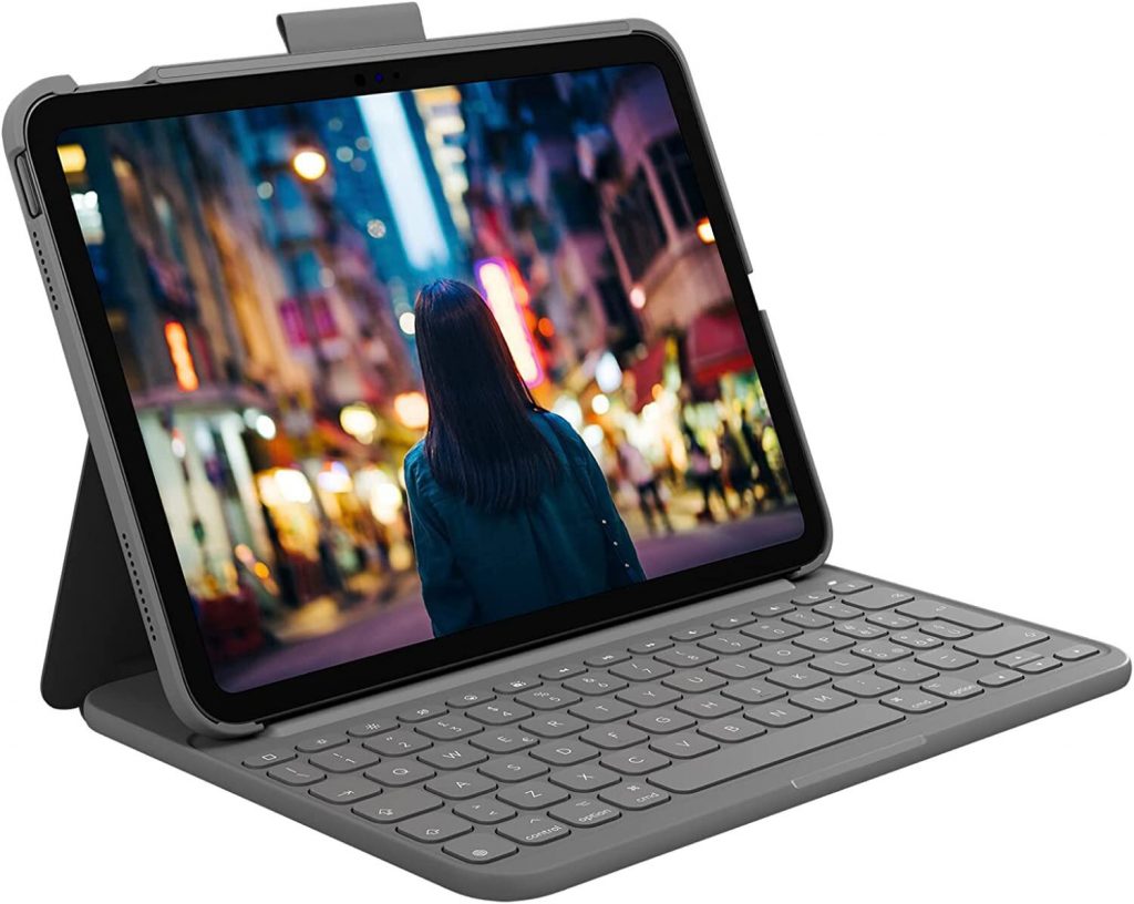 Logitech Slim Folio Custodia con Tastiera Slim per iPad 10gen