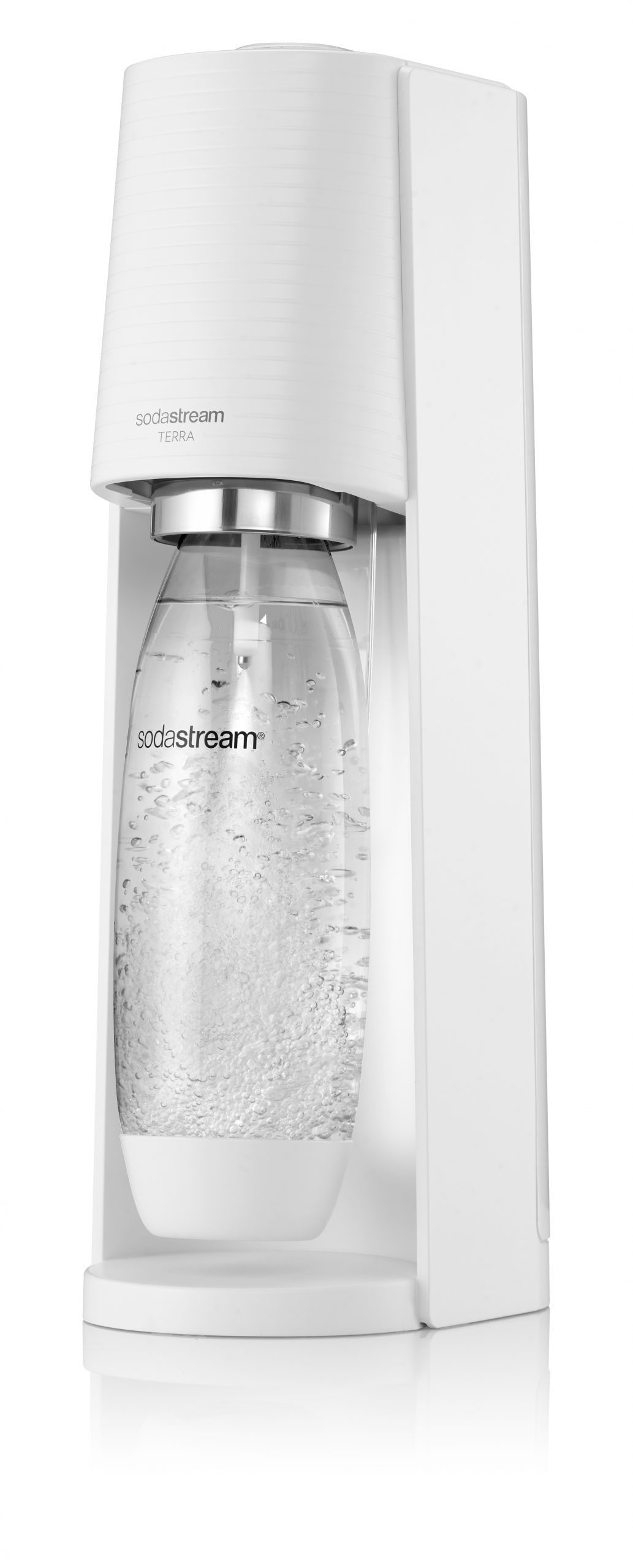 Sodastream Terra Bianco Gasatore con Bottiglia 1 Litro e Cilindro Gas