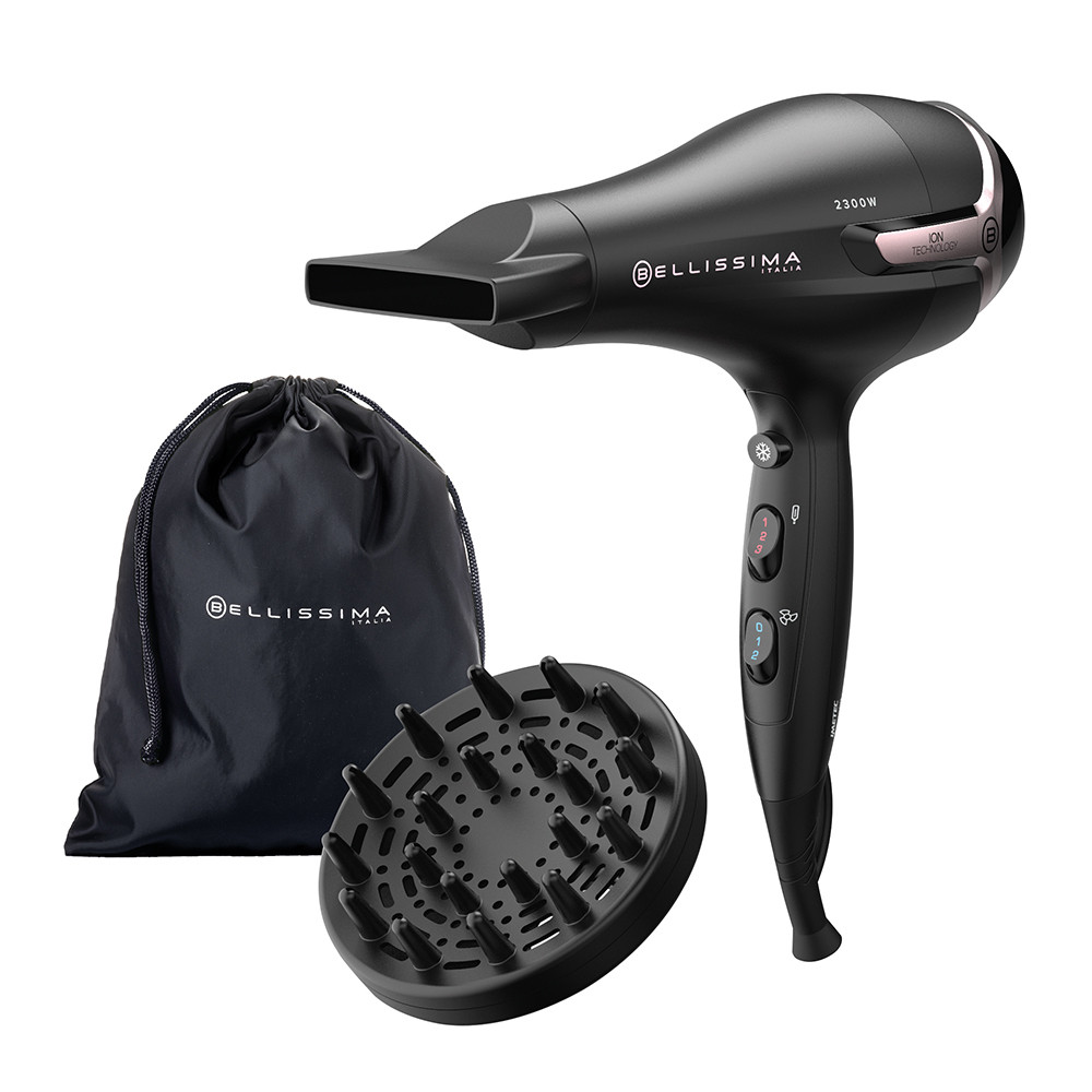 Imetec Ion Bellissima K9 2500 Asciugacapelli 2300W con Diffusore