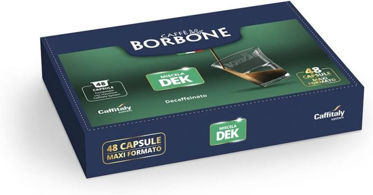 Caffe Borbone Confezione Miscela Dek 48 Capsule Compatibili con Caffitaly