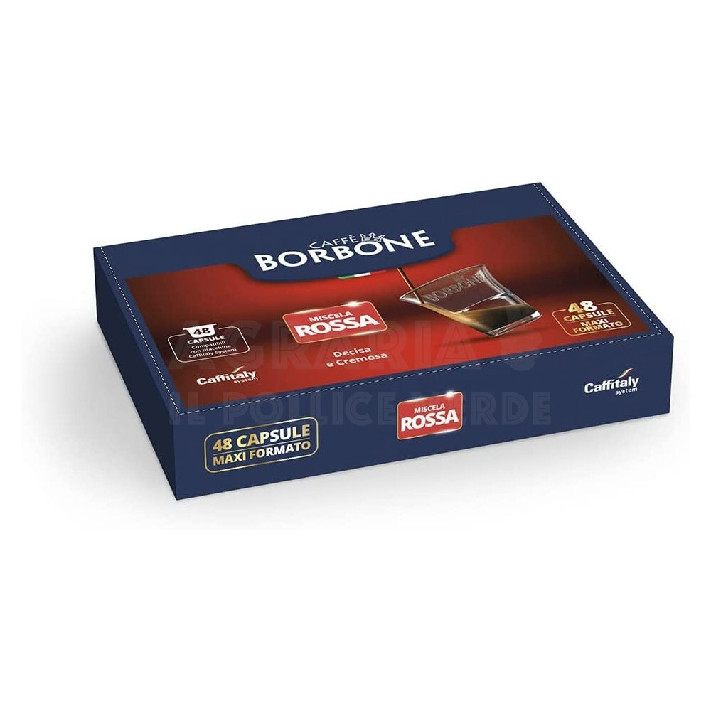 Caffe Borbone Capsule Caffe Compatibili con Caffitaly Miscela Rossa 48PZ