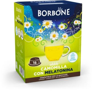 Caffe Borbone Camomilla 16 Pezzi Capsule Compatibili a Modo Mio