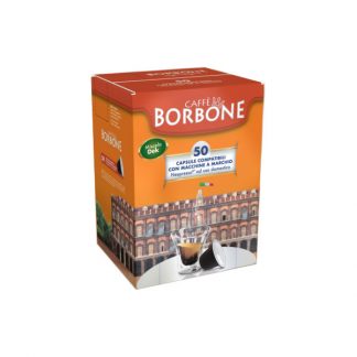 Caffe Borbone Confezione 50 Capsule Caffe Decaffeinato Compatibili Nespresso