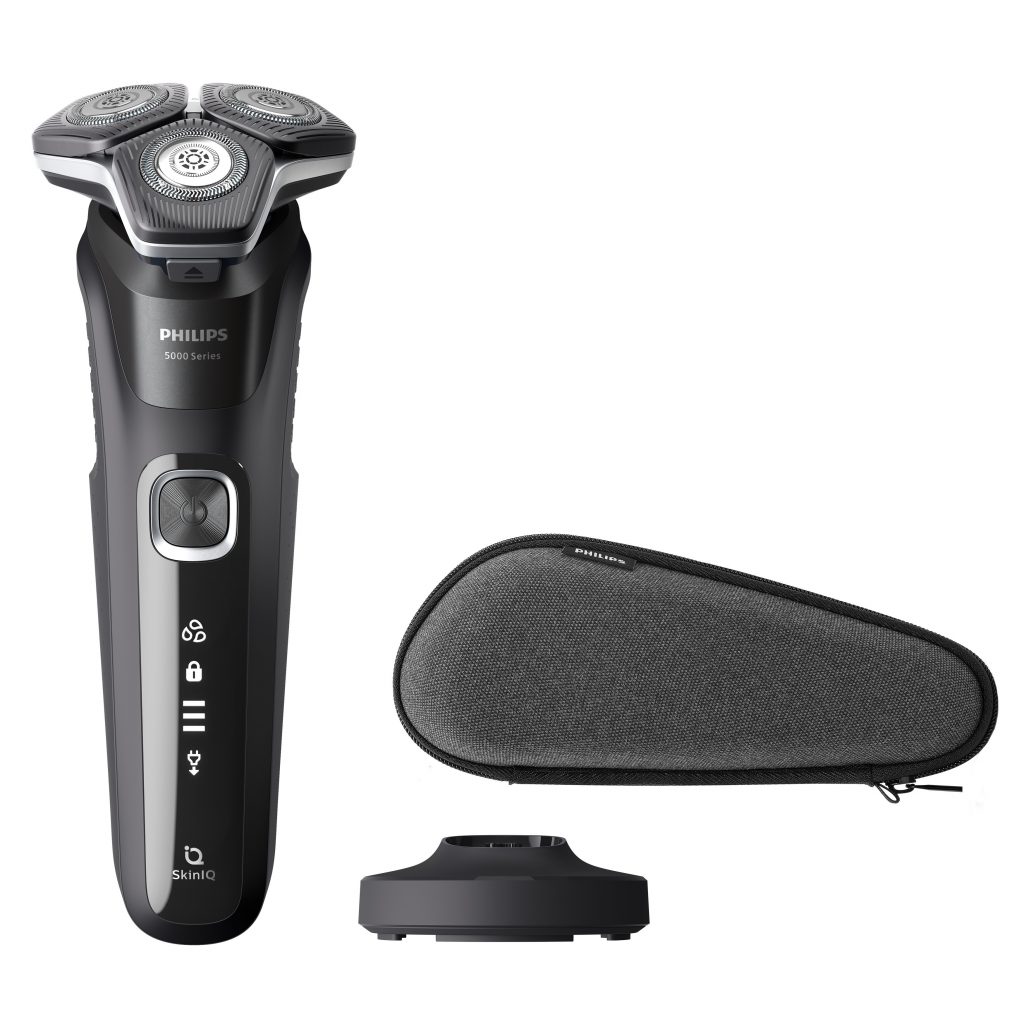 Philips S5898 Rasoio Elettrico Ricaricabile 3 Testine Wet-Dry Autonomia 60 Min