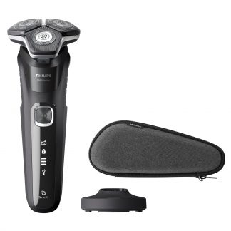 Philips S5898 Rasoio Elettrico Ricaricabile 3 Testine Wet-Dry Autonomia 60 Min