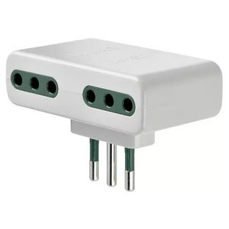 Vimar 01161B Adattatore Bianco Multipresa S11 A 4 P11