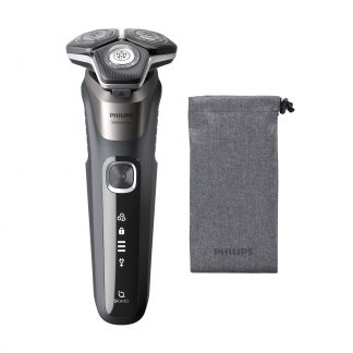 Philips S5887 Rasoio Elettrico Ricaricabile 3 Testine Wet-Dry Autonomia 60 Min