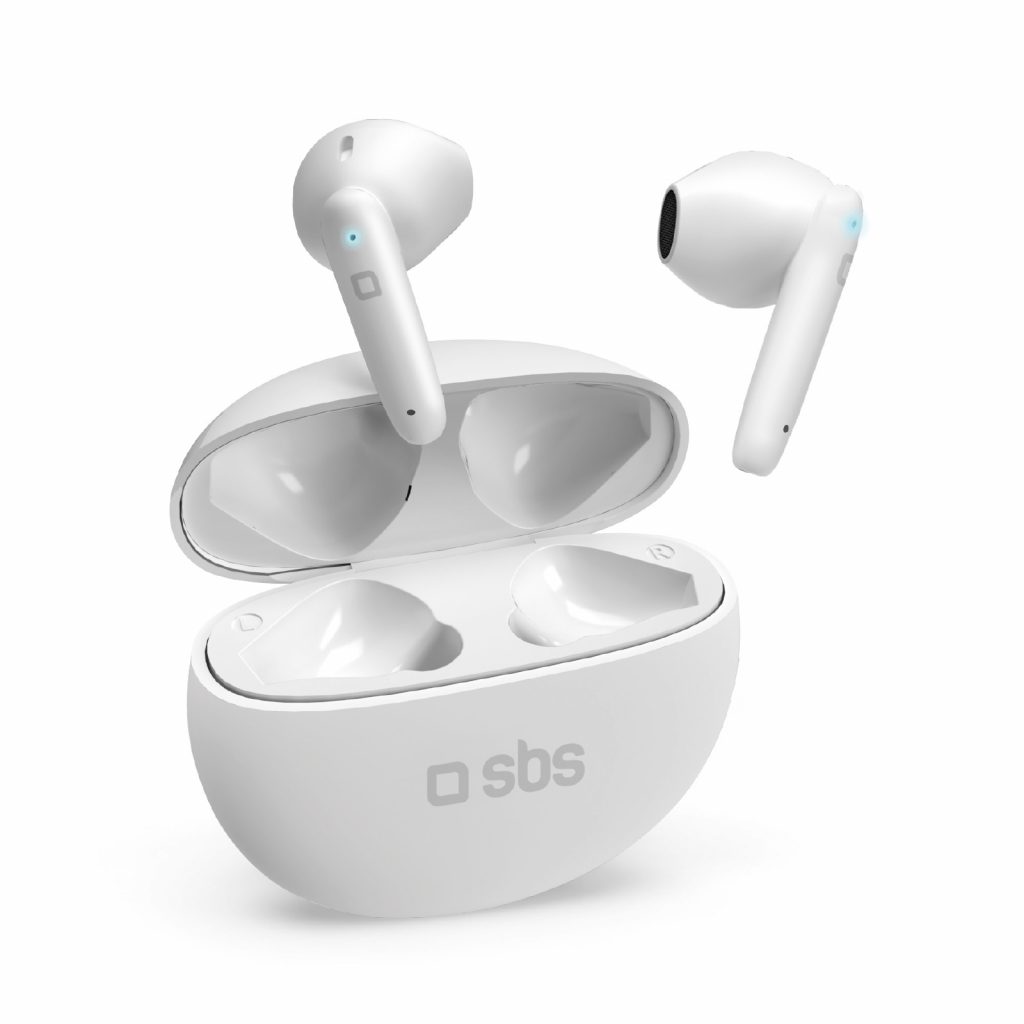 SBS Twin Pure Drops Auricolari TWS con Microfono e ENC