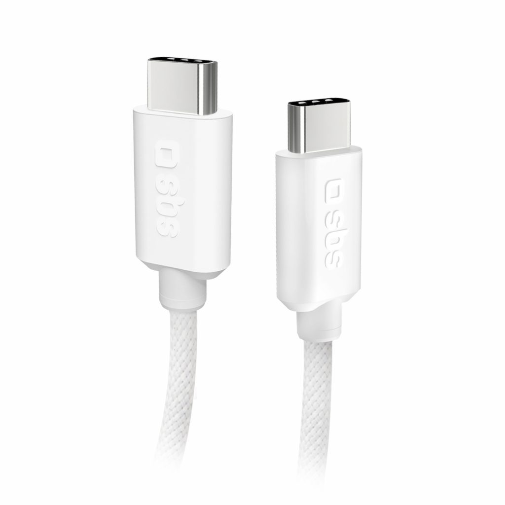 SBS TECABLETISSUETCCG Cavo USB-C - USB-C in Tessuto 1.5MT
