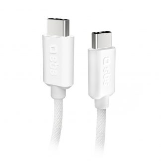SBS TECABLETISSUETCCG Cavo USB-C - USB-C in Tessuto 1.5MT