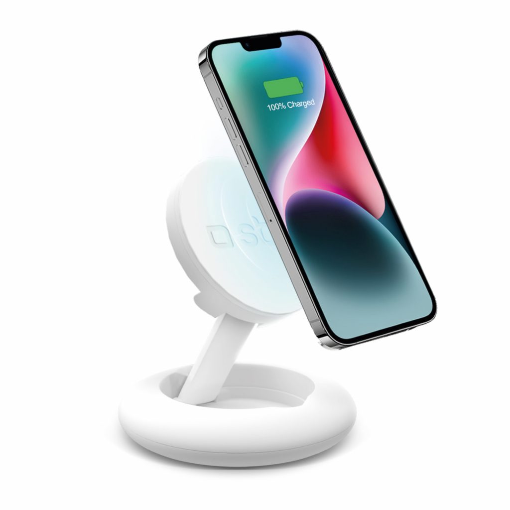 SBS TEWIRMAGSTAND10W Supporto da Tavolo con Caricatore Wireless Integrato