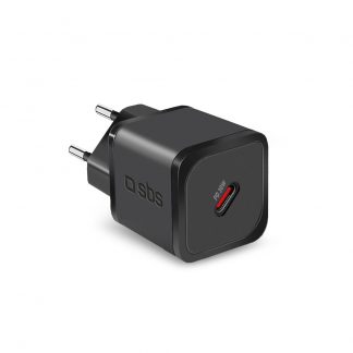 SBS TETRGAN1C30W Nero Caricabatterie Ultrarapido GaN da 30 Watt