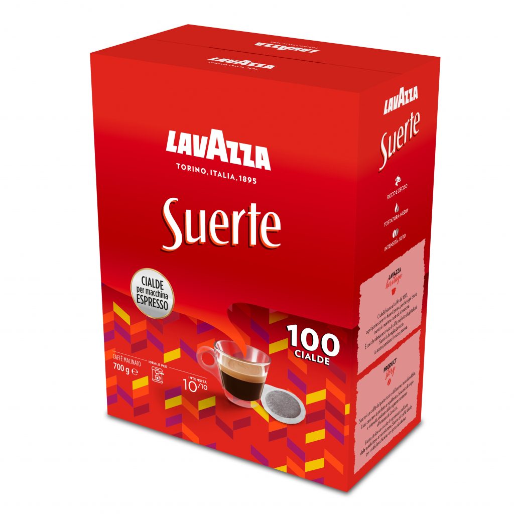 Lavazza 2298 Confezione 100 Cialde ESE Caffe Suerte