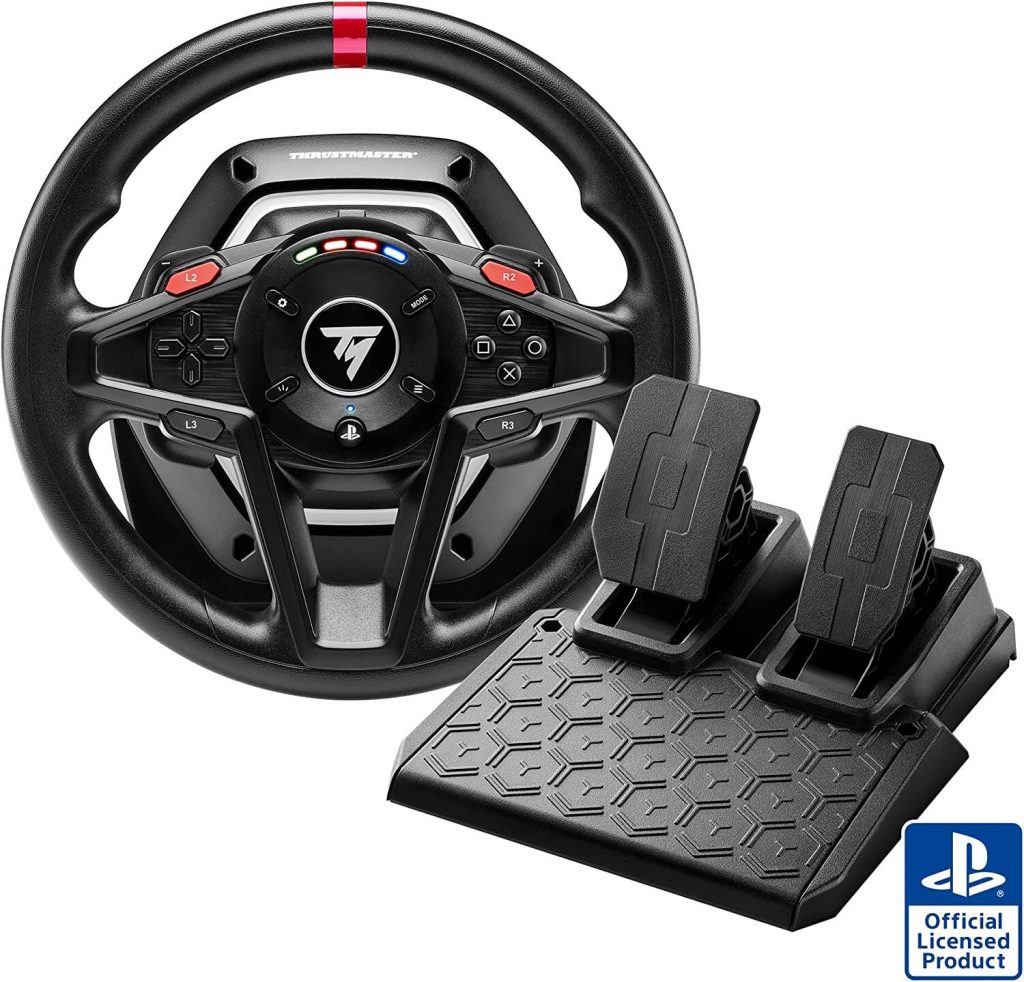 Thrustmaster T128 Volante per PS4-PS5-PC con Force Feedback