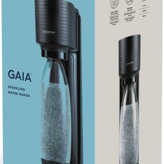 Sodastream Gaia Nero Gasatore con 1 Bottiglia da 1 Litro
