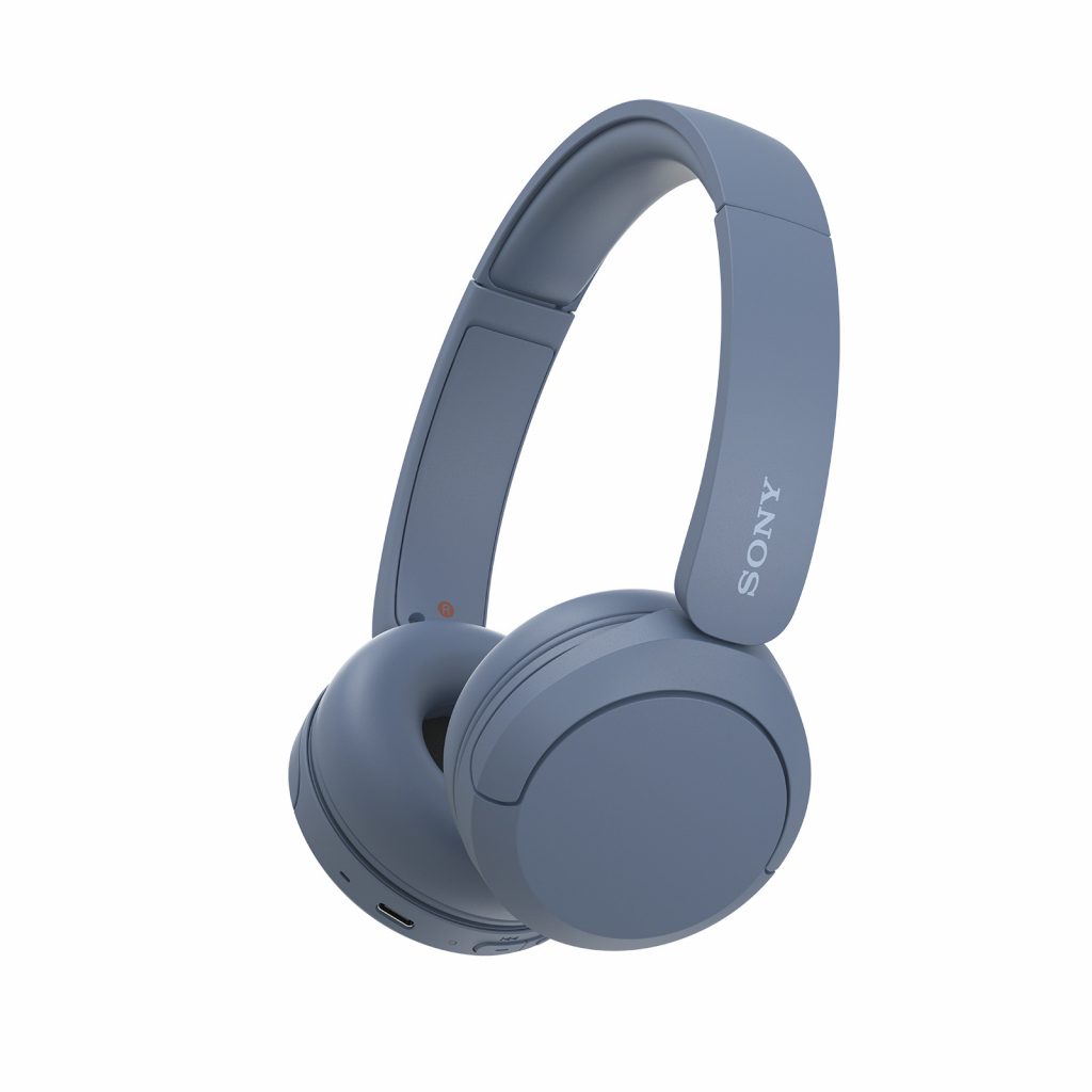 Sony WH-CH520 Blu Cuffie Wireless Bluetooth con Controllo Vocale