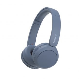 Sony WH-CH520 Blu Cuffie Wireless Bluetooth con Controllo Vocale