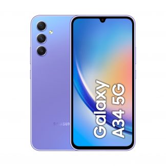 Samsung SMA346BLVEEUE Smartphone Galaxy A34 6.6 FHD Tripla Fotocamera Lavanda