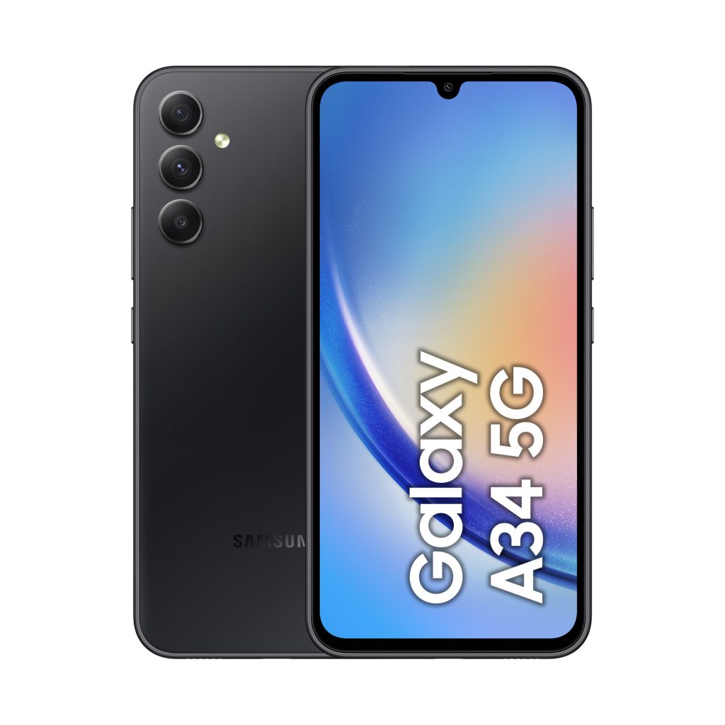 Samsung SMA346BZKEEUE Smartphone Galaxy A34 6.6 Pollici Super AMOLED FHD Nero