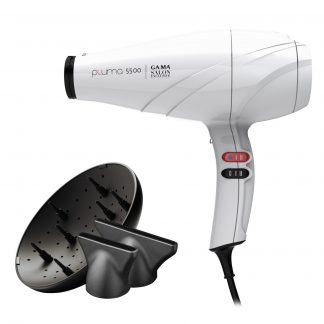 Gama Pluma 5500 Oxy Active Asciugacapelli 2400W con Diffusore e 2 Bocchette